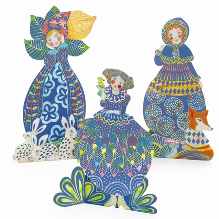 Djeco scratch kort, Smukke kjoler