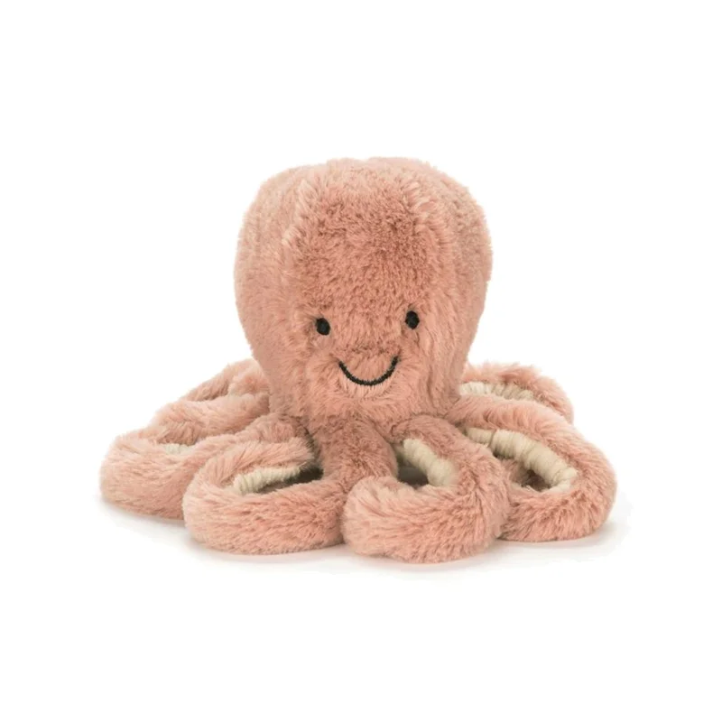Jellycat bamse, Odell blæksprutte - 14 cm