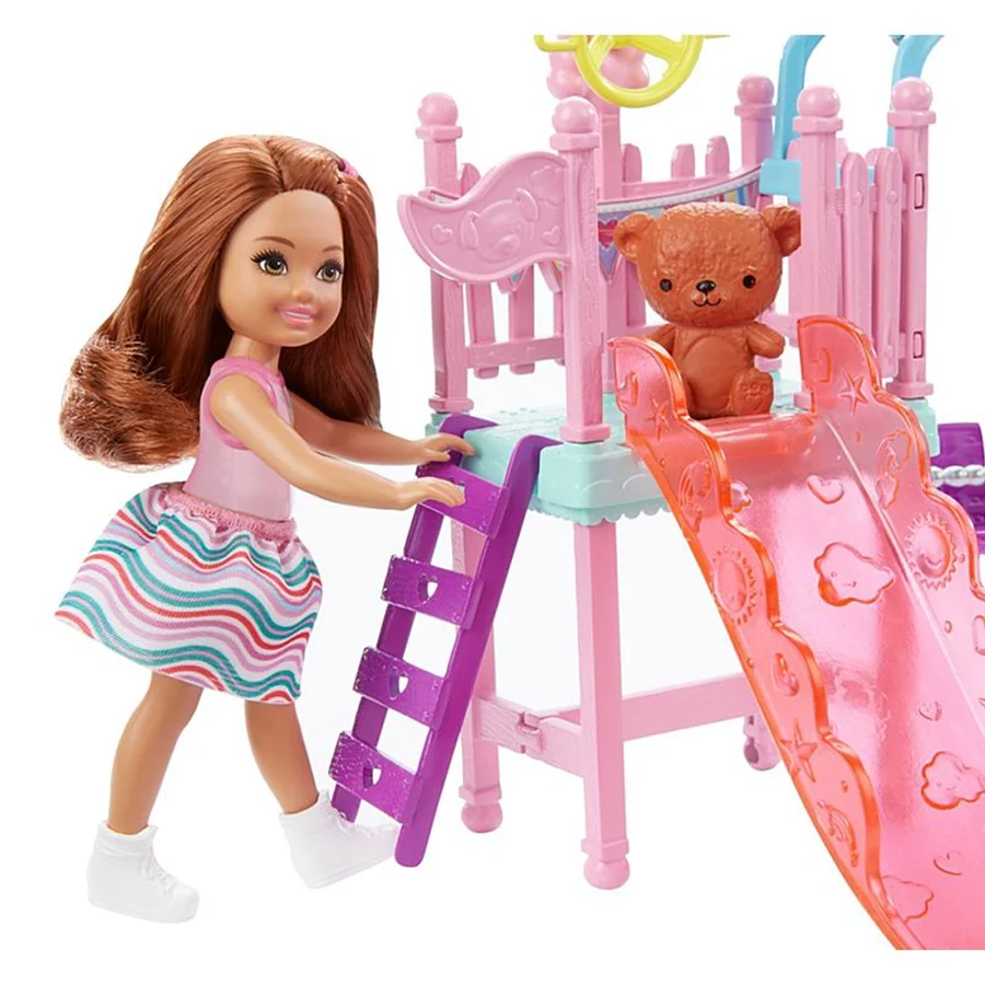 Barbie gyngestativ inkl Chelsea dukke