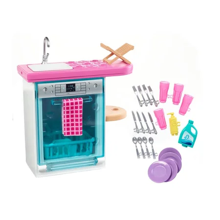 Barbie dukketilbehør, opvaskemaskine