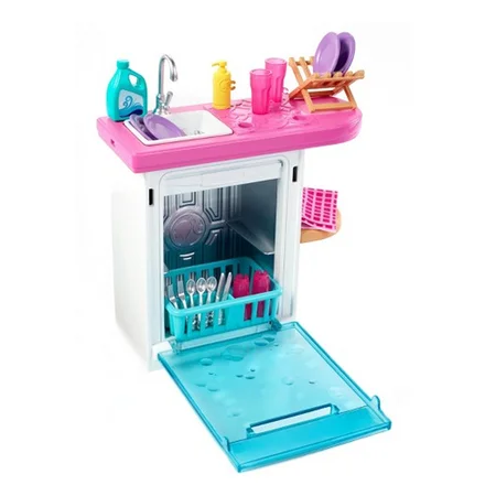 Barbie dukketilbehør, opvaskemaskine