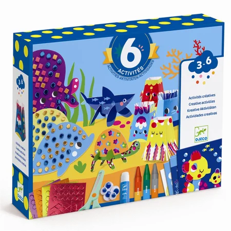 Djeco kreativt aktivitetssæt, Havet