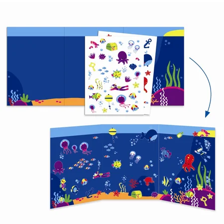 Djeco kreativt aktivitetssæt, Havet