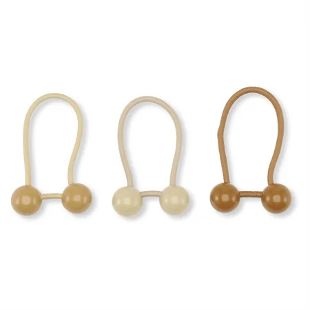 Konges Sløjd 3-pak hårelastikker, Ray of Light