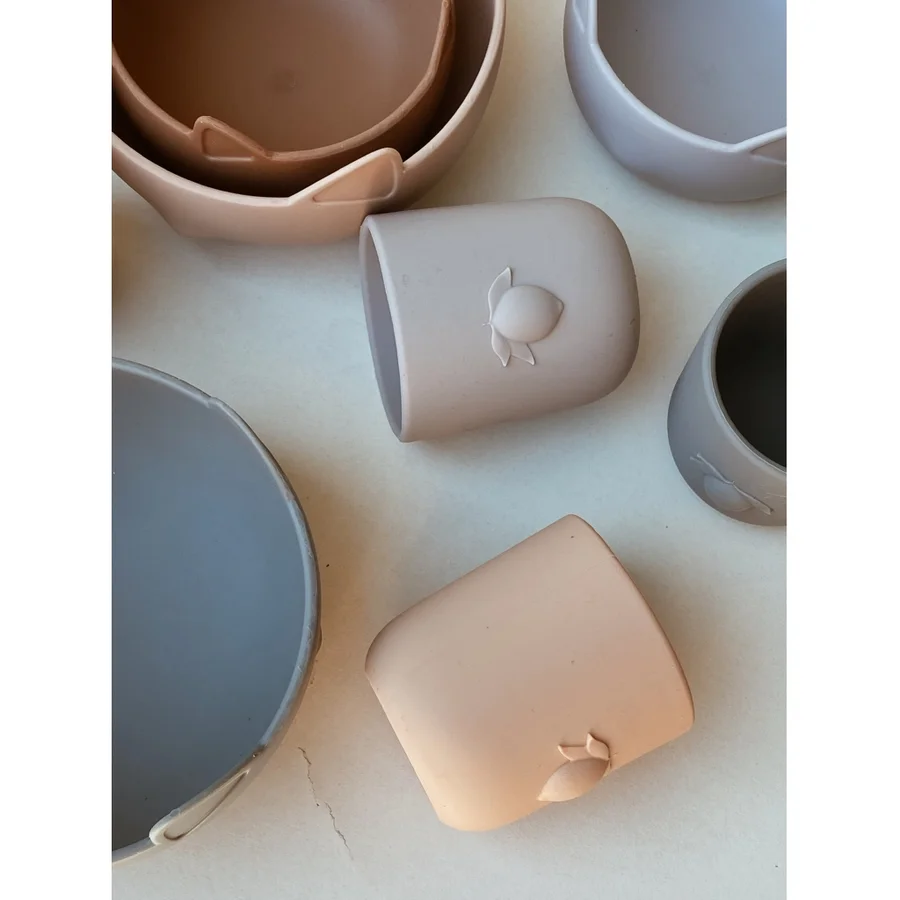 Konges Sløjd 2-pak Lemon kop, blush/terracotta red