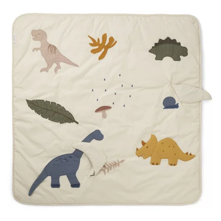 Liewood aktivitetstæppe, dino dark sandy