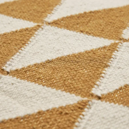 Liewood gulvtæppe, Berlin - Triangle/golden caramel