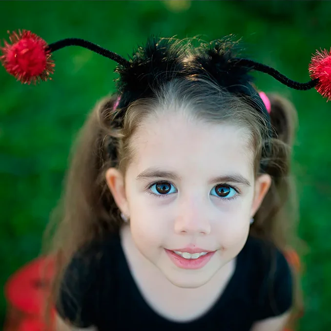 Great Pretenders Mariehøne glitter sæt, str 4-6 år