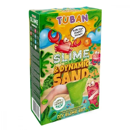 DIY Kit Tuban Slime Og Dynamisk Sand XL