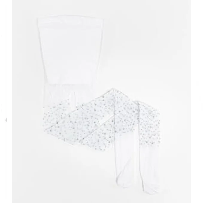 Great Pretenders Strass-Strumpfhose, weiss 3-8 Jahre