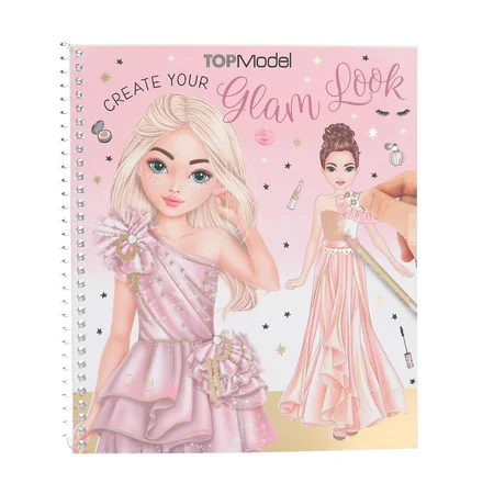 TOPModel Dress me up stickers malebog, Glam look