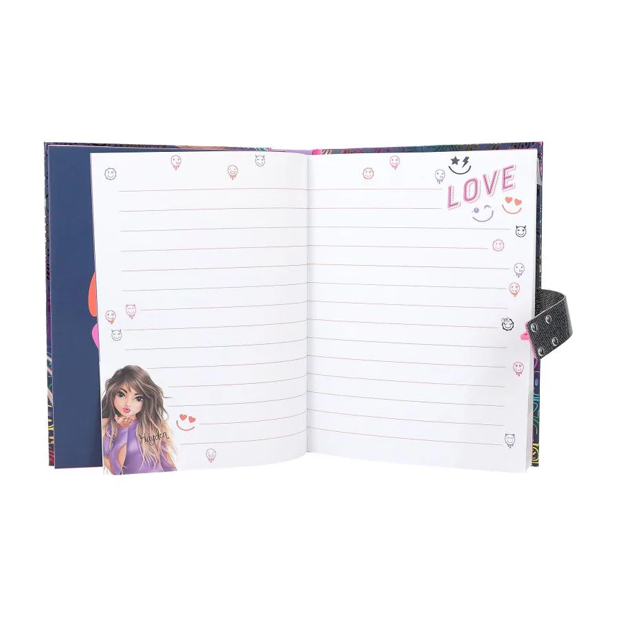 TOPModel Tagebuch mit Code und Musik, Night Light