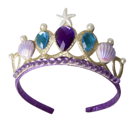 Great Pretenders Havfrue glimmer skørt sæt, lilla str 5-6 år