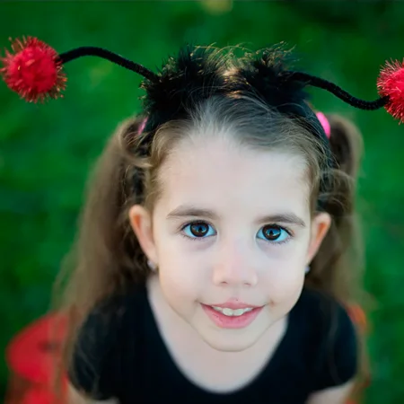 Great Pretenders Mariehøne glitter sæt, str 4-6 år