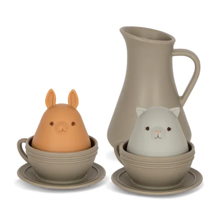 Konges Sløjd badelegetøj m. kopper og kande, stone mix