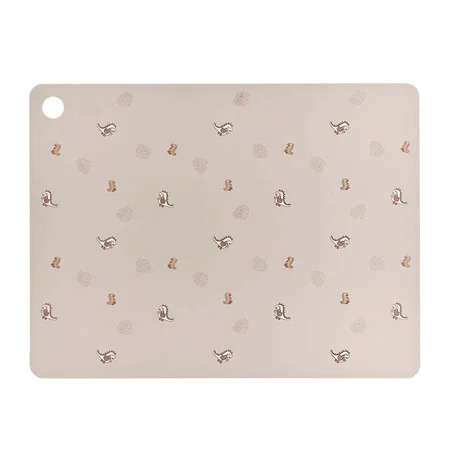 OYOY dækkeserviet dino, Clay