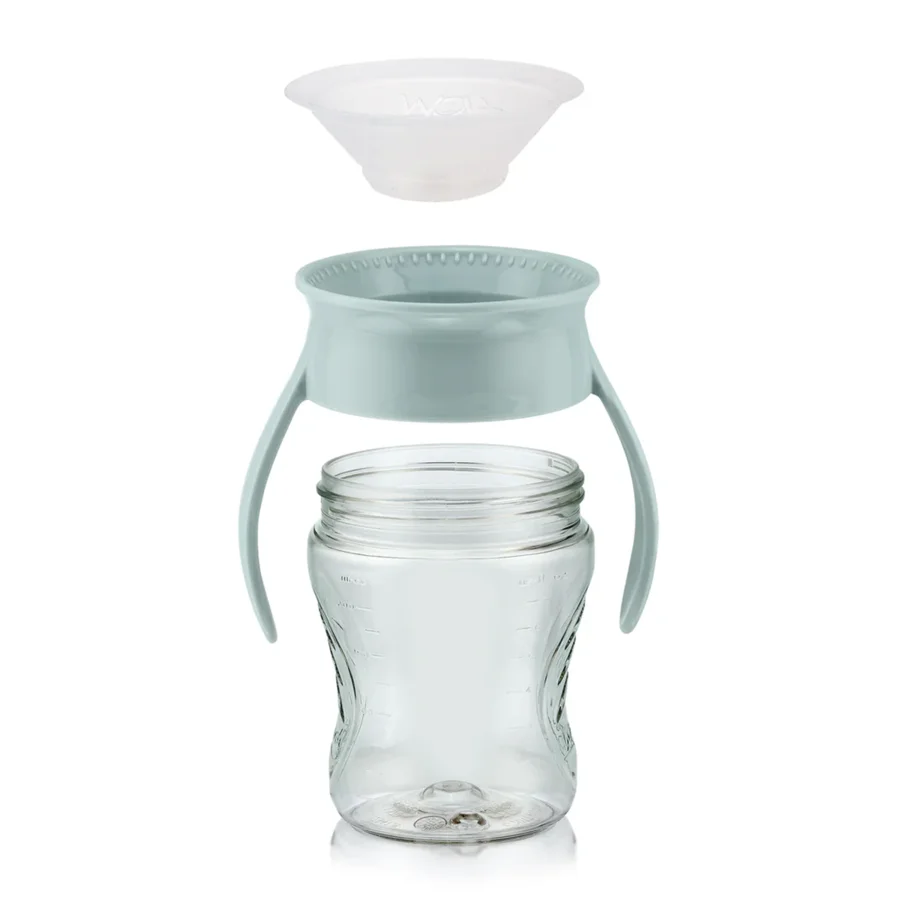 WOW kop baby, tranquil green