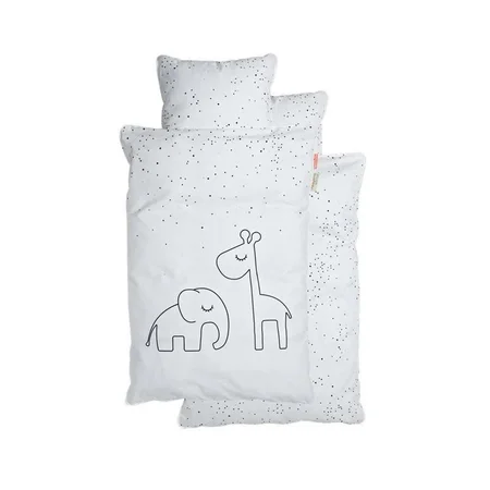 Done by Deer baby sengetøj, Dreamy dots - hvid