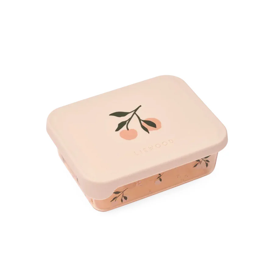 Liewood Ako tritan snack box, peach/sea shell