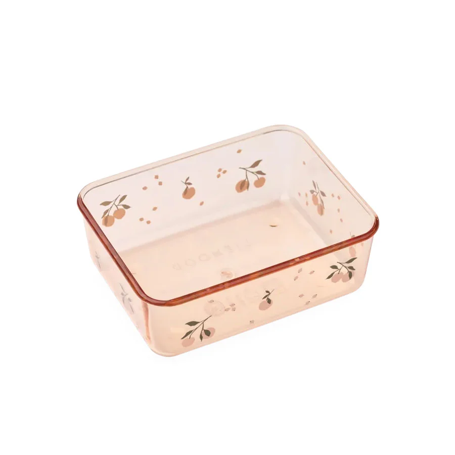 Liewood Ako tritan snack box, peach/sea shell