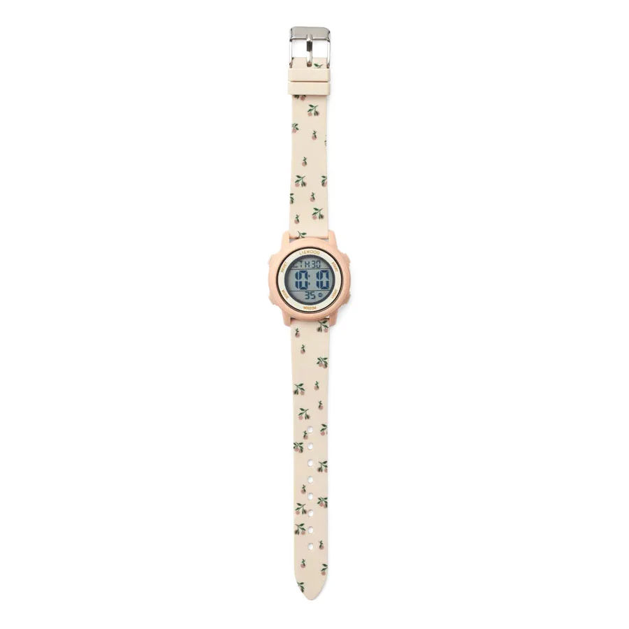 Liewood Sussi armbåndsur, peach/sea shell 
