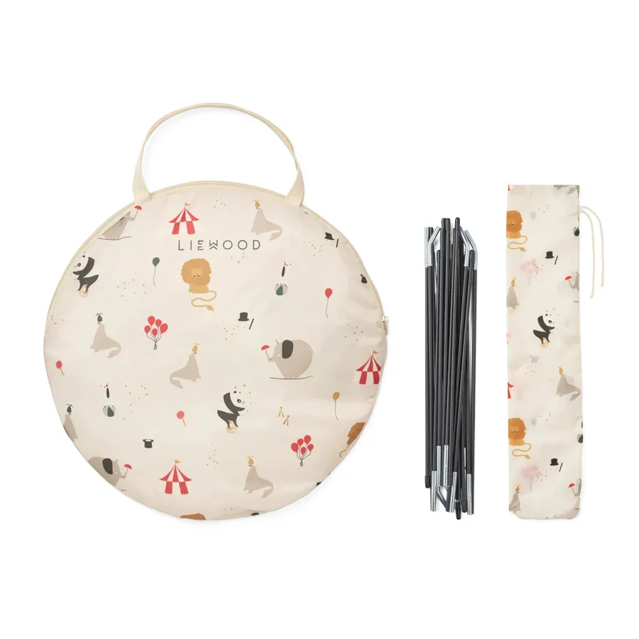 Liewood Oaks pop up legetelt, circus/sandy