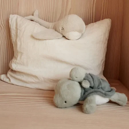 Liewood Berto og Baby skildpadde bamse, faune green
