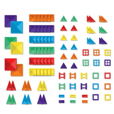 Connetix Kreativ-Magnet-Set, Regenbogen, 102 Teile