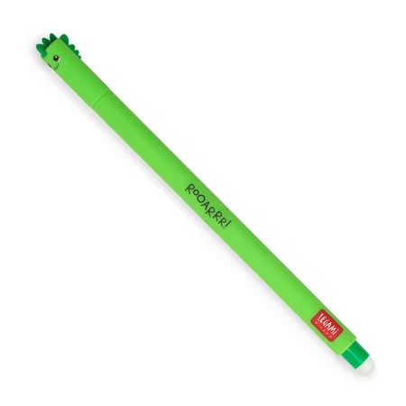 Radierbarer Gel-Stift, Dino - grün
