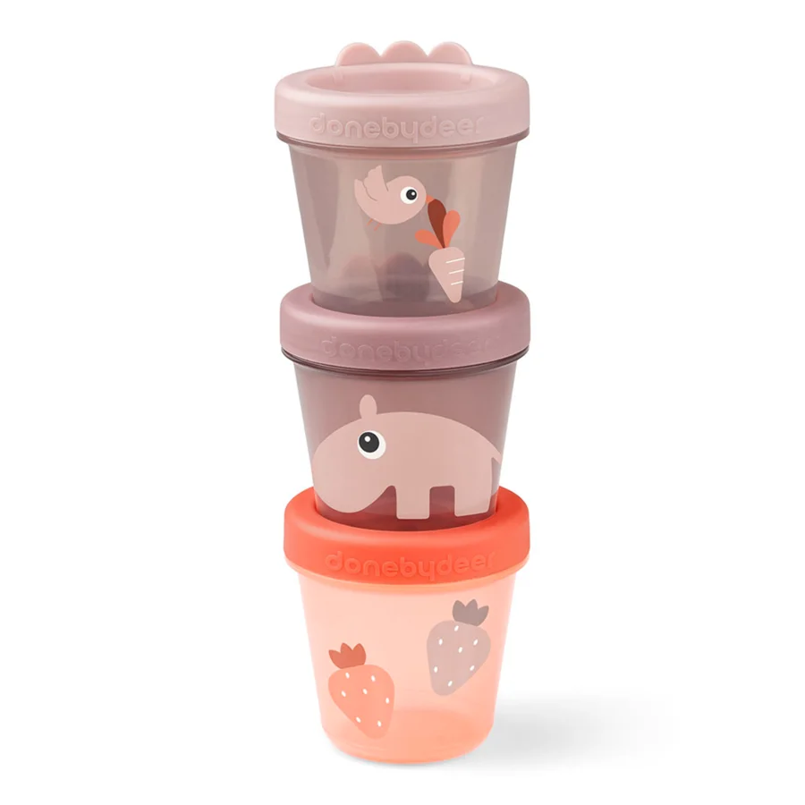 Done by Deer 3-pak baby mad bokse, ozzo powder