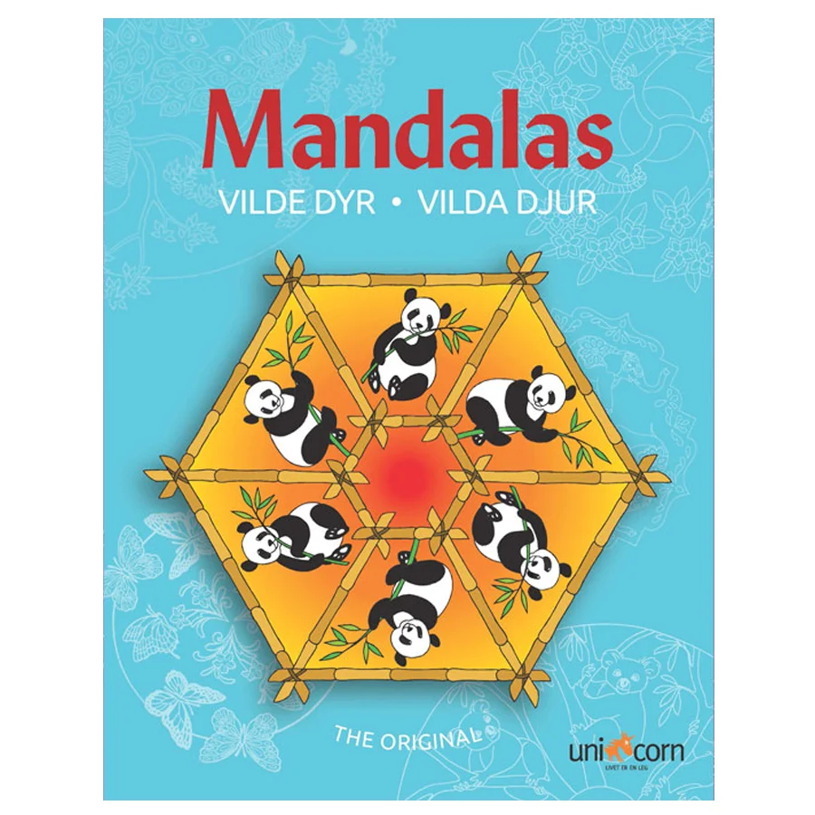 Mandalas med vilde dyr