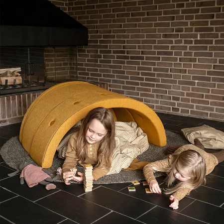 By klipklap KK Play Fold circle Mustard w. Mustard