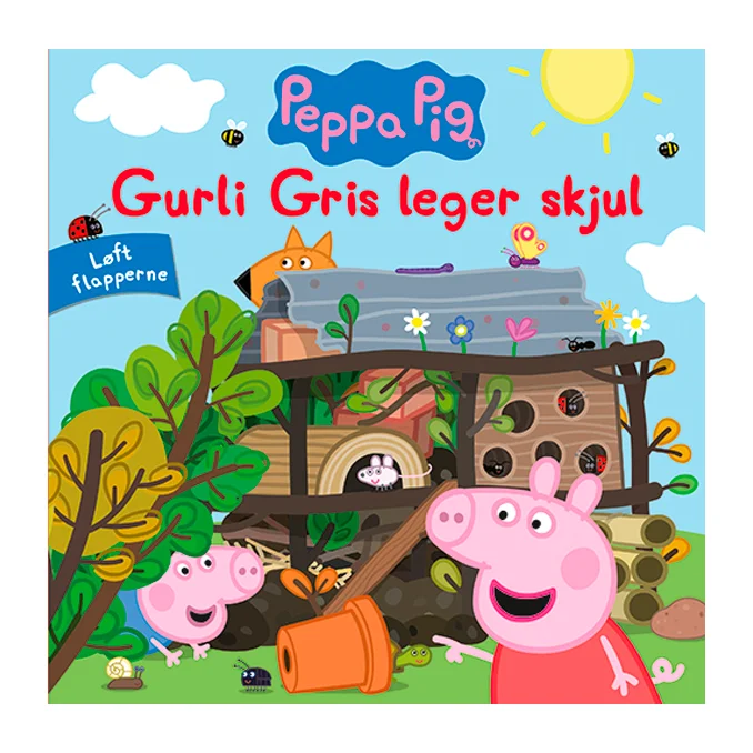 Gurli Gris leger skjul - Løft flapperne