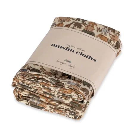 Konges Sløjd 3-pak stofbleer, Safari