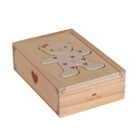 Konges Sløjd påklædnings puslespil, rød