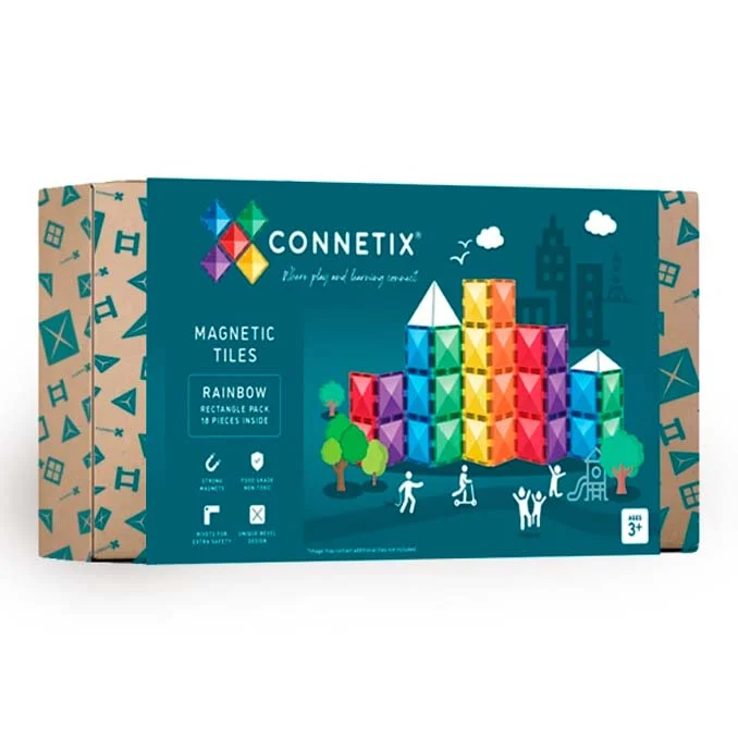 Connetix Rainbow Rectangle 18 Teile