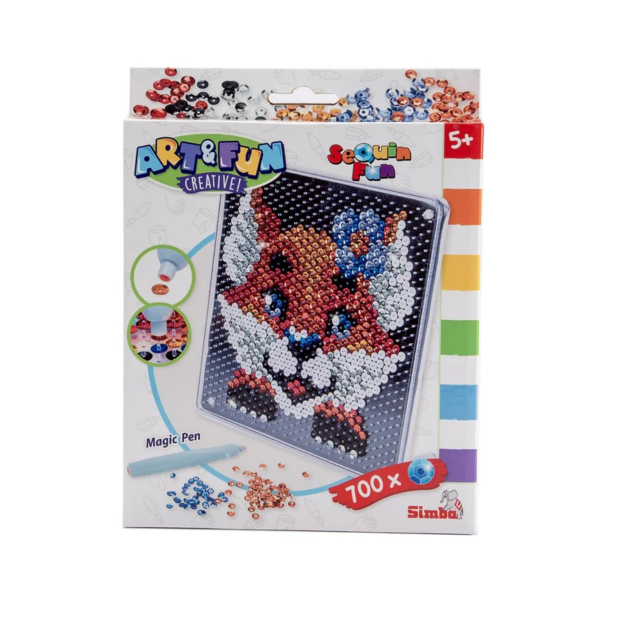 Art & Fun Kreative Pailletten, Fuchs