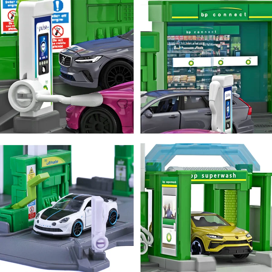 Majorette Tankstation + Auto