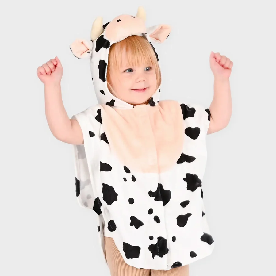 Den Goda Fen Kostüm - Kuhmantel 1-4 Jahre