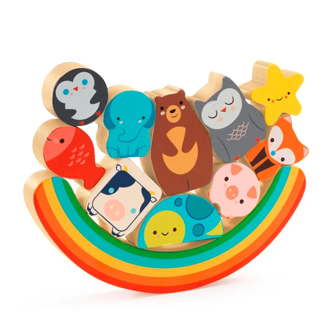 Djeco Relief Puzzle, Puzz and Boom, Regenbogen