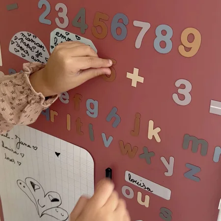 Ferflex® Magnetische Zahlen 100 Stück - Karamellblau