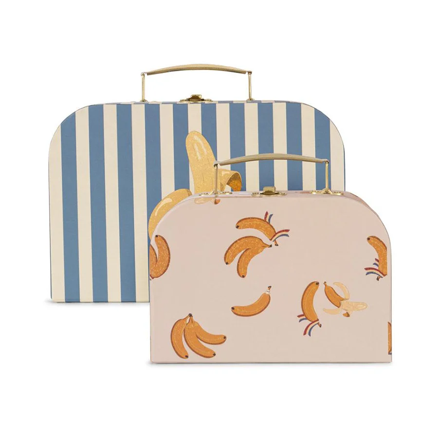 Konges Sløjd 2er-Set Spielkoffer, Go Bananas