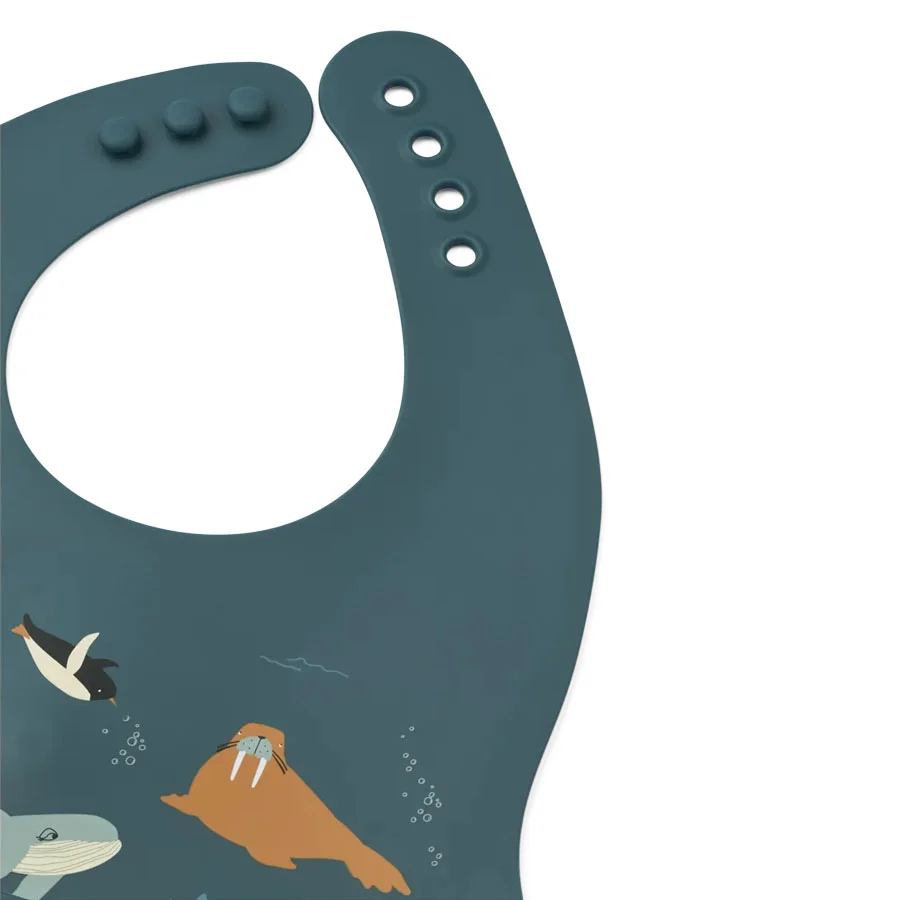 Liewood Ember 2er-Pack Lätzchen, Arctic Sea/Ocean View