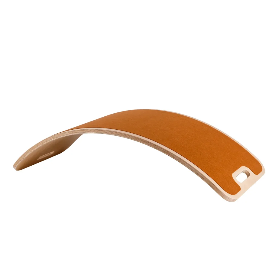 CurveLab Balance Board mit Filz, Major Arc - hellbraun