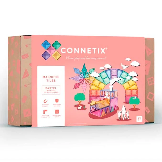 Connetix Pastell Mega Set - 202 Teile
