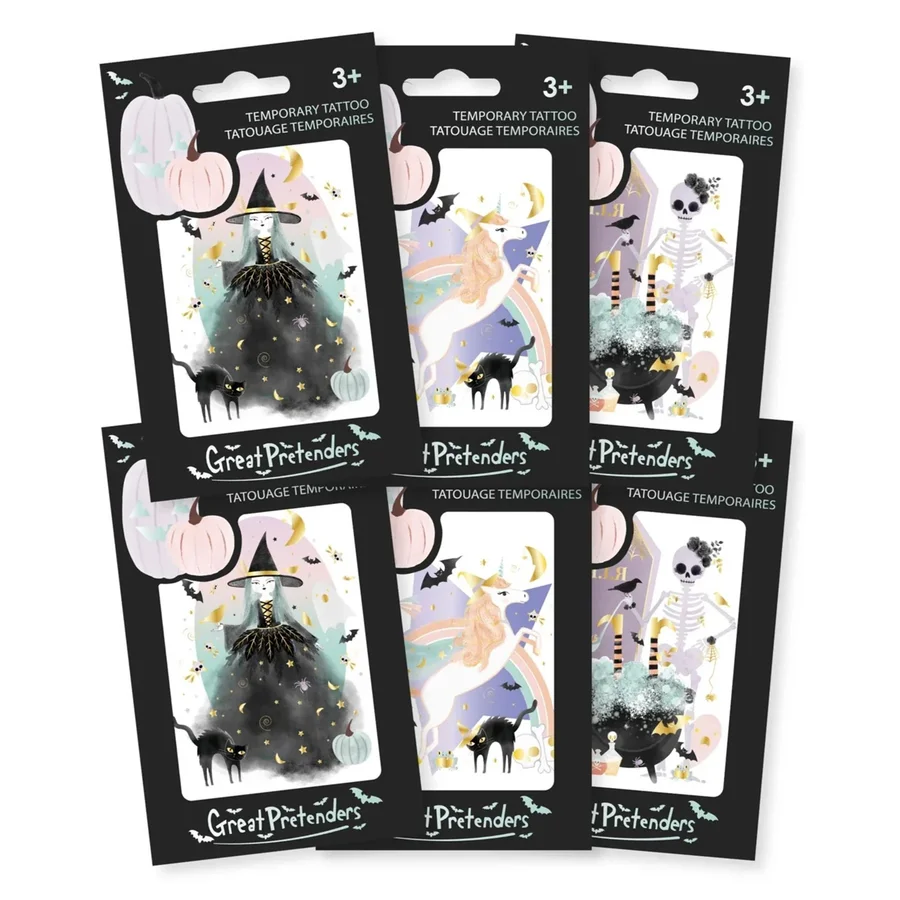 Great Pretenders Raven Hexen-Tattoos