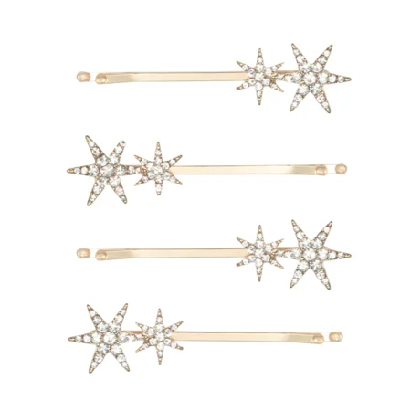 Mimi & Lula, 4er-Set Haarnadeln - twinkly star christmas