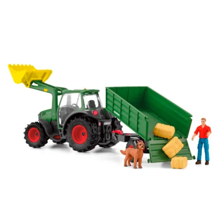 Schleich Traktor mit Anhänger