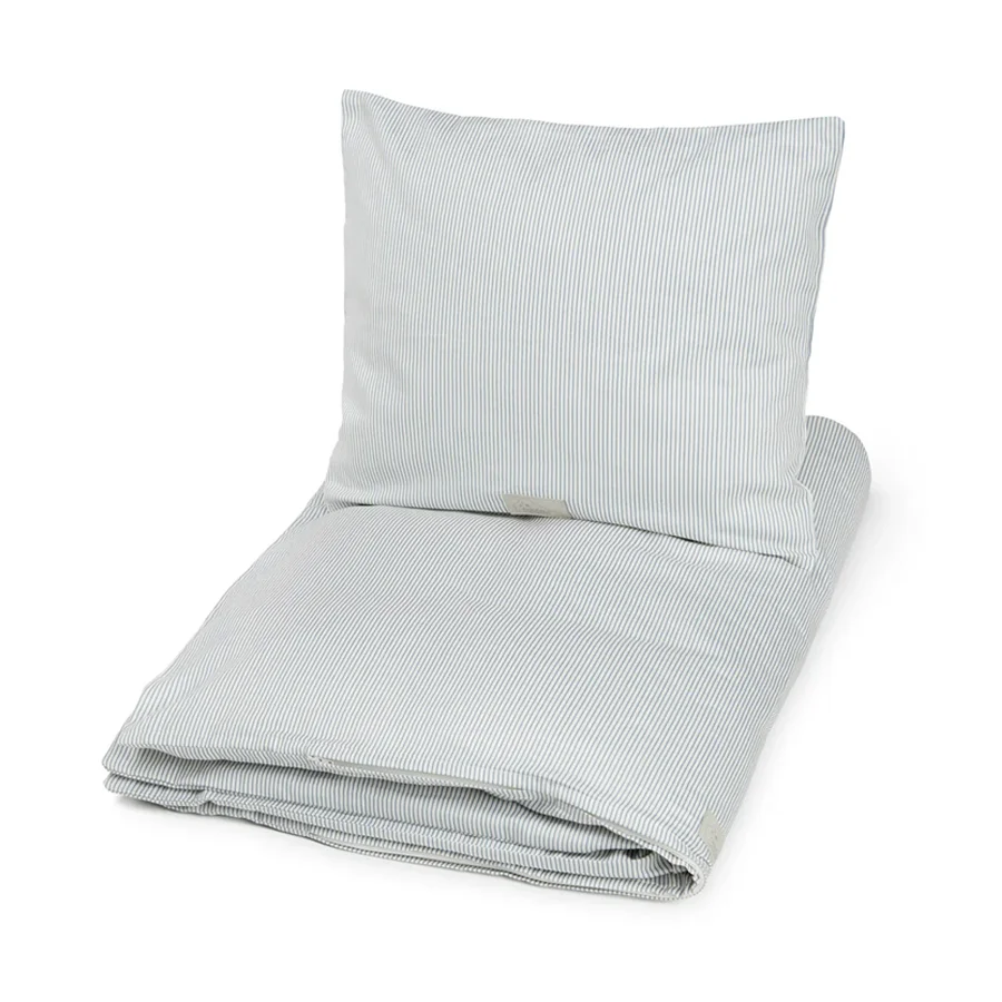 Cam Cam Junior-Bettwäsche 100 x 140 cm - Classic Stripes Blue