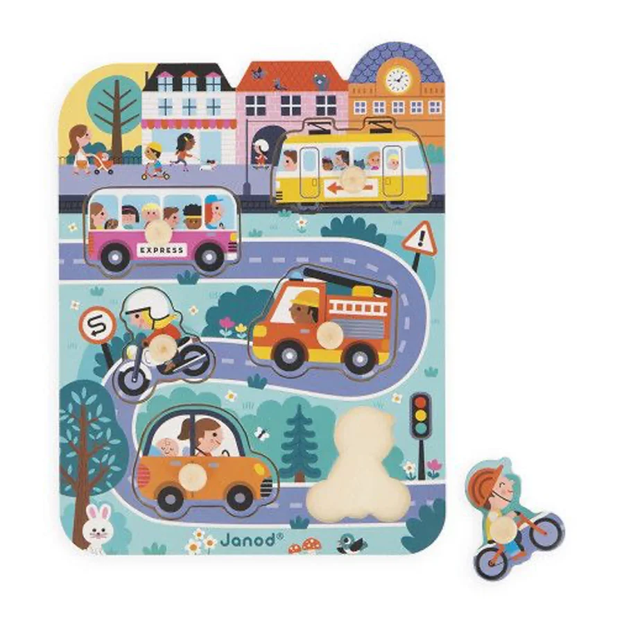 Janod Puzzle, in der Stadt